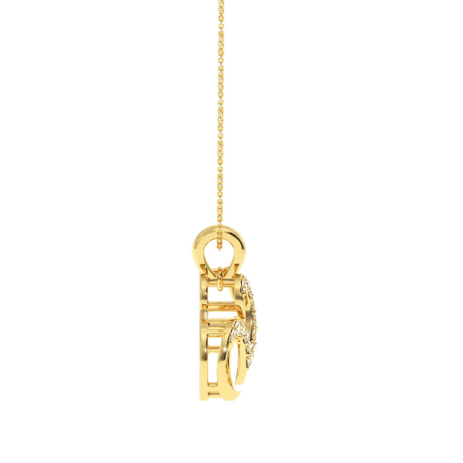 Buy 0.14Ct Triple Heart Diamond Pendant | Solitairekart